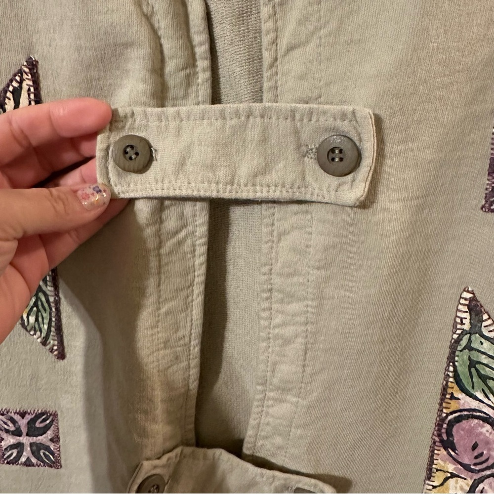 Kat Prints Cotton Vest with Stamped accents One Size - Picture 4 of 8